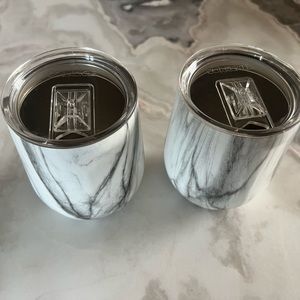 Corkcicle Stemless Set of 2 White 12 oz Tumbler